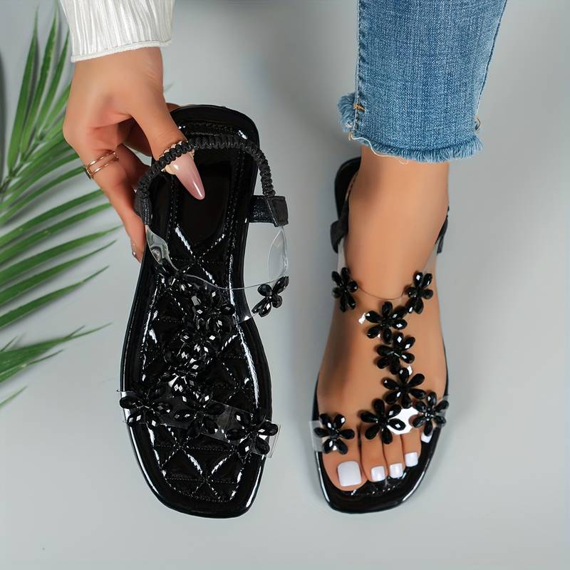 Hexalty strass sandals