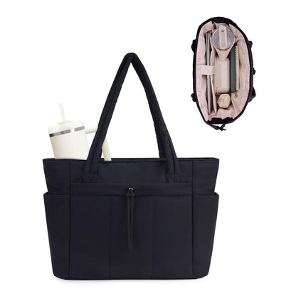 The puffer tote bag