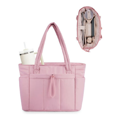 The puffer tote bag