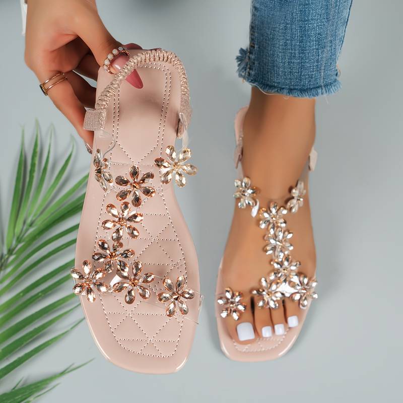 Hexalty strass sandals