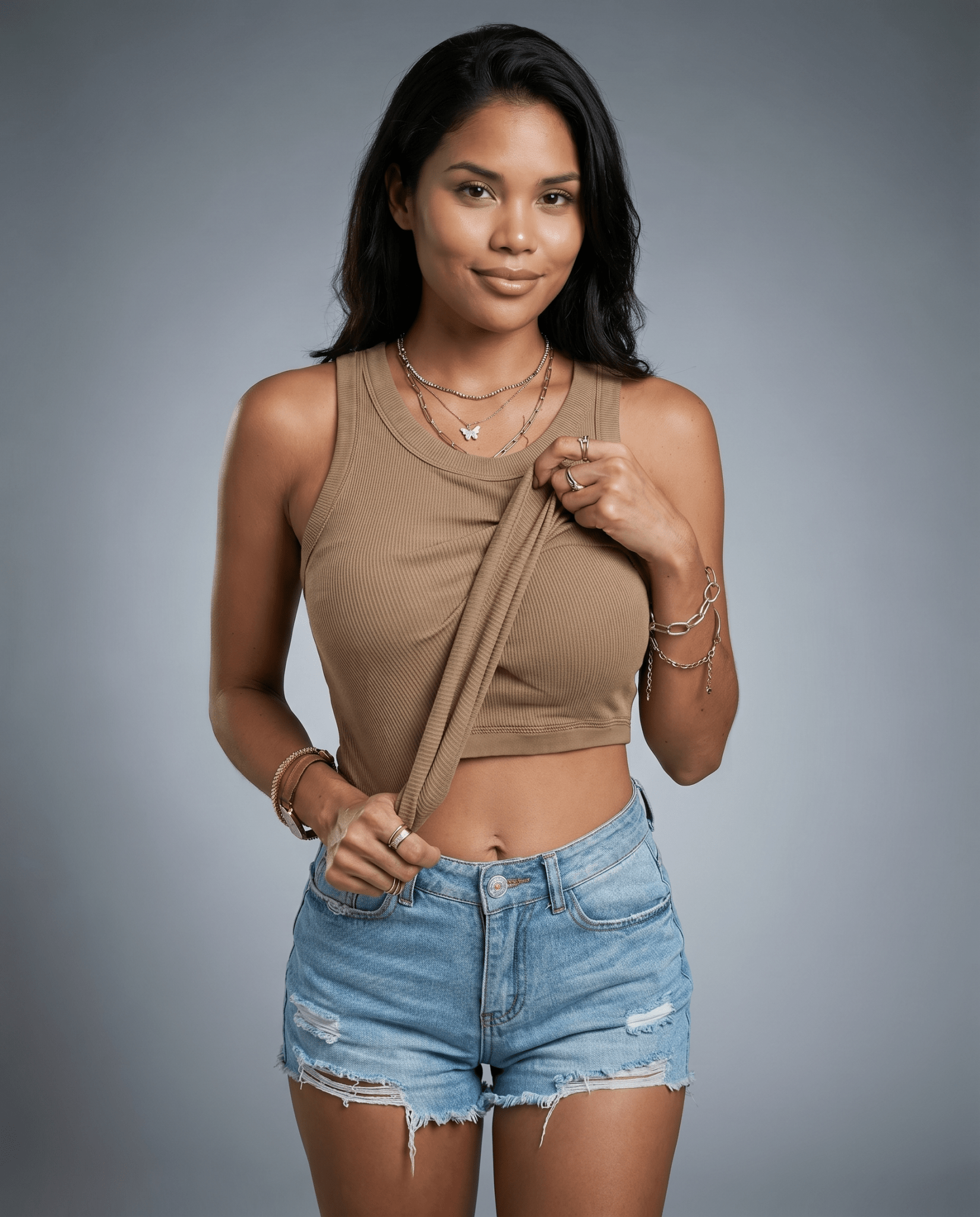 2 - 1 Tank top bra - HXT