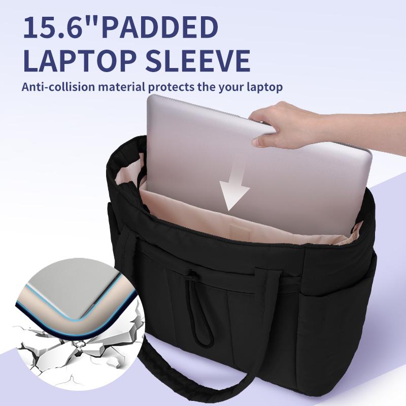 The puffer tote bag