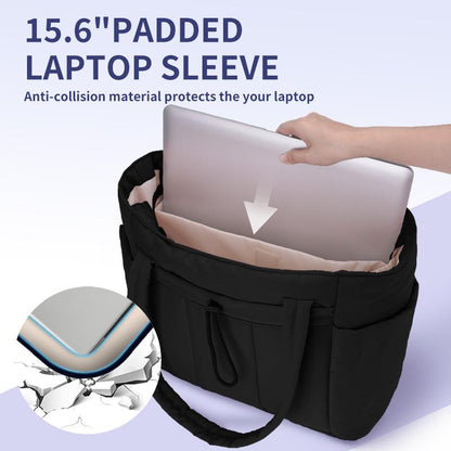 The puffer tote bag