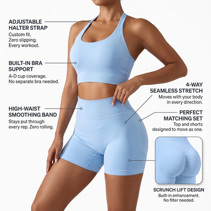 The Workout Set - seamless gym set 2 piece