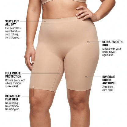 Easy Cooling Anti-Chafe Slip Shorts - Hexalty