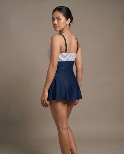 European And American Thick Swimsuit With Shoulder Straps Dress - HXT