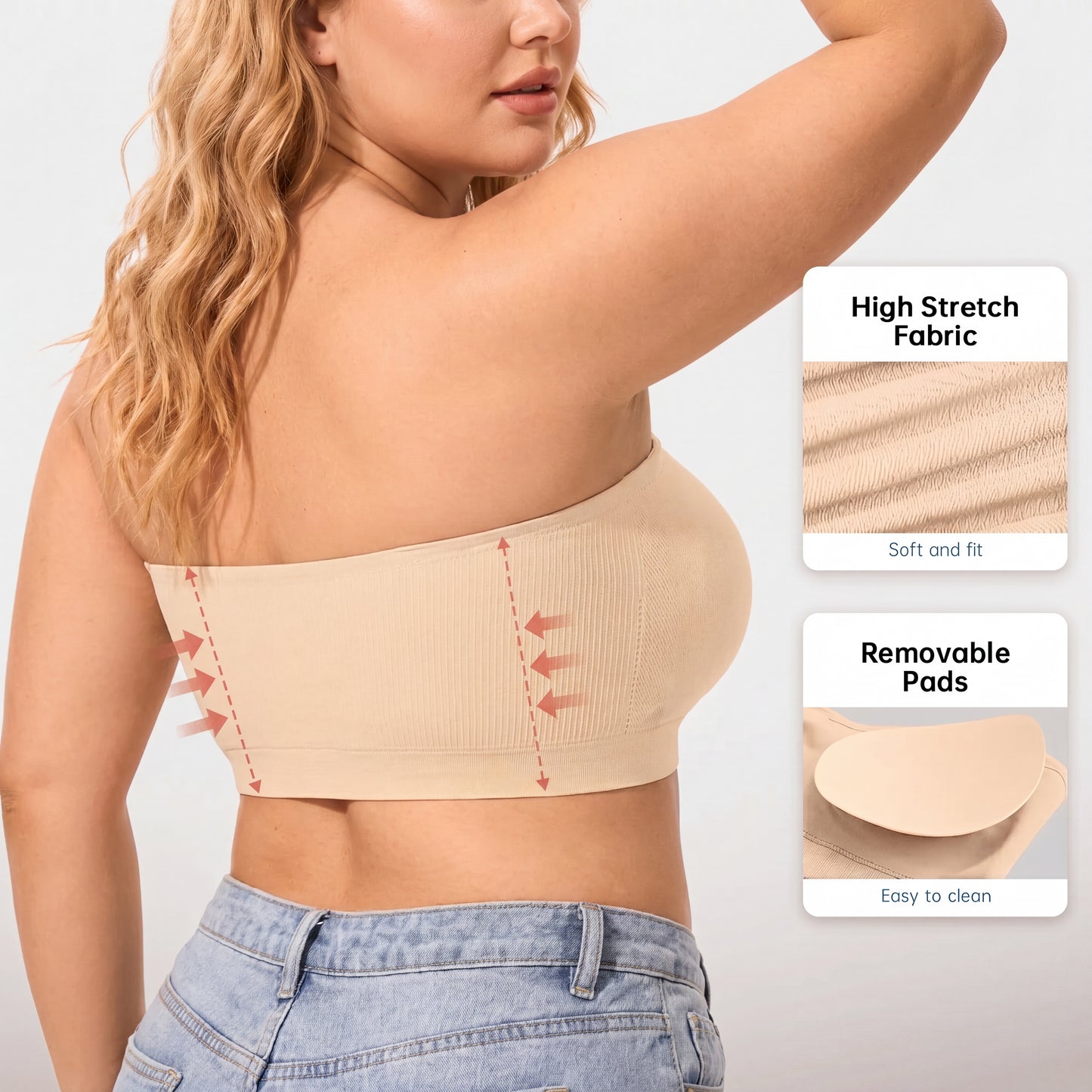 The Bandeau - strapless bra