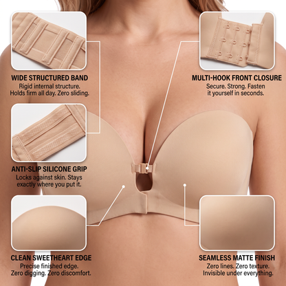 The Push-Up — Adhesive Backless Bra