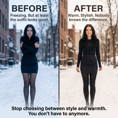 The Fleece-Lined — Thermal Sheer Tights