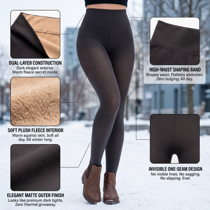 The Fleece-Lined — Thermal Sheer Tights