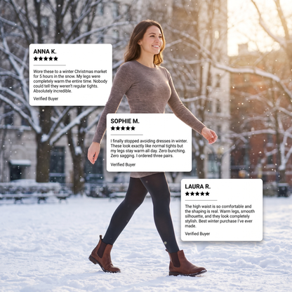 The Fleece-Lined — Thermal Sheer Tights