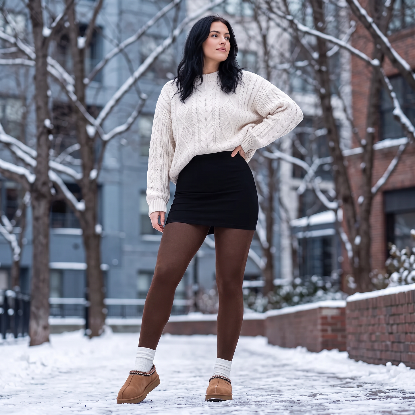 The Fleece-Lined — Thermal Sheer Tights