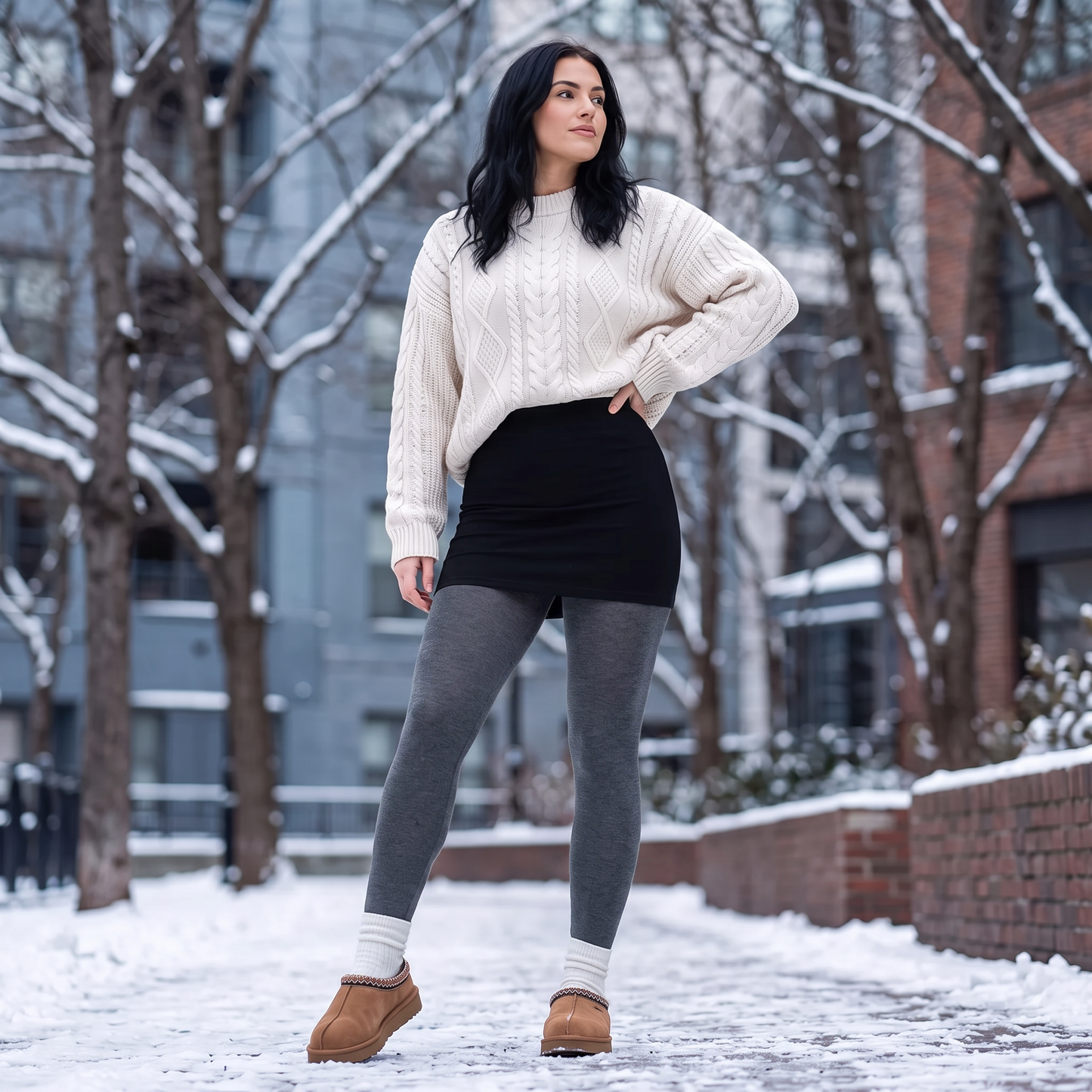 The Fleece-Lined — Thermal Sheer Tights