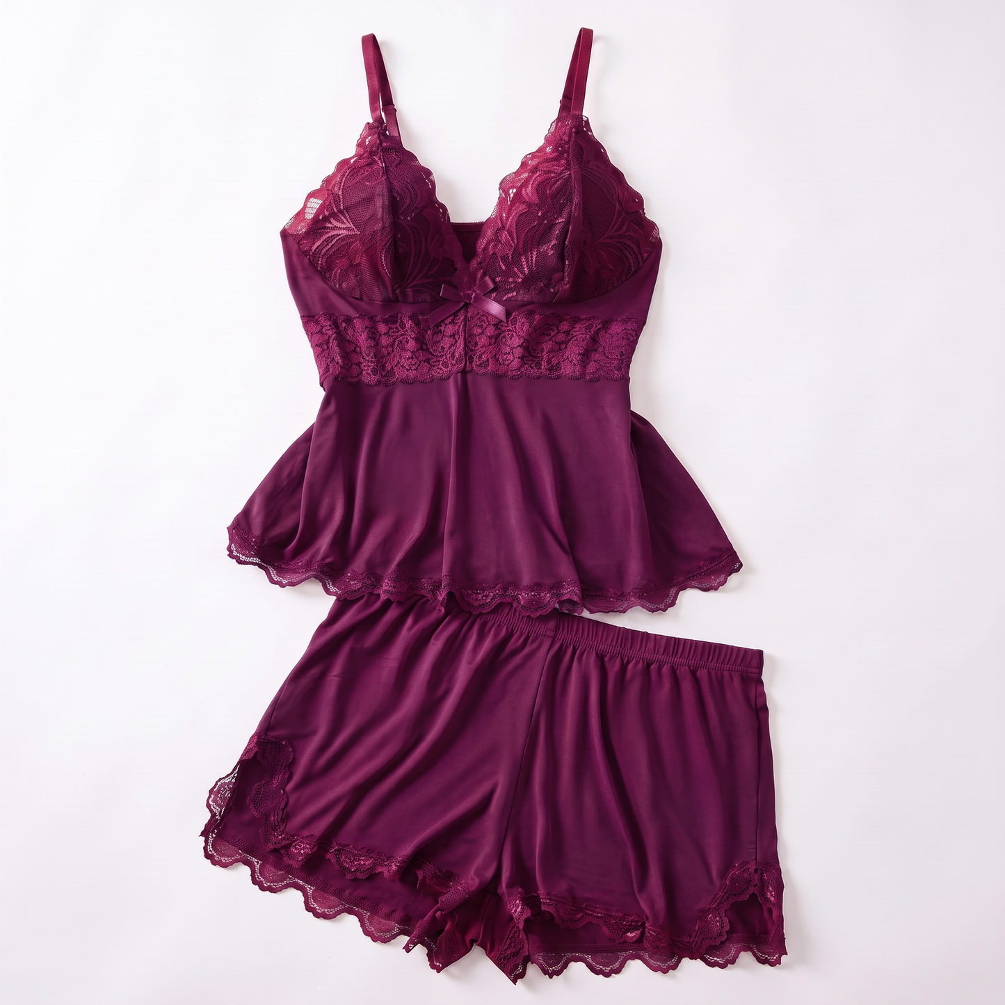 The Lace Trim — Two-Piece Sleep Set