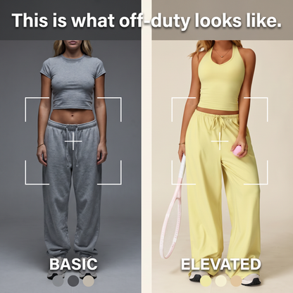 The Open Back — Halter & Wide-Leg Set