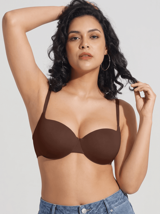 Push-Up Bra That Holds Its Lift All Day — Underwire, B to DDD - Hexalty