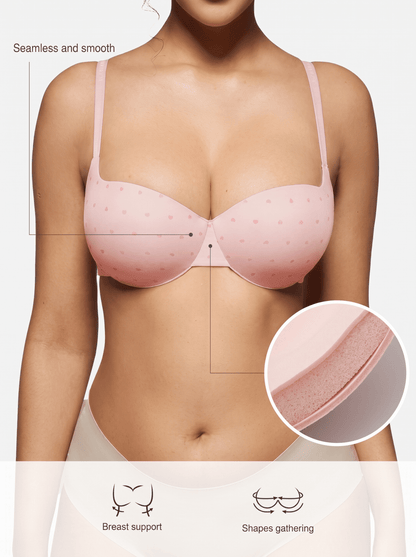 Push-Up Bra That Holds Its Lift All Day — Underwire, B to DDD - Hexalty