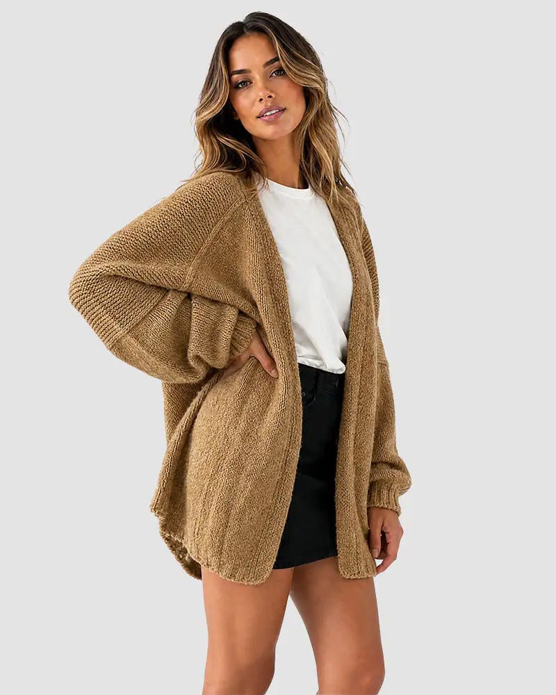 The Balloon Sleeve — Oversized Cardigan - Hexalty