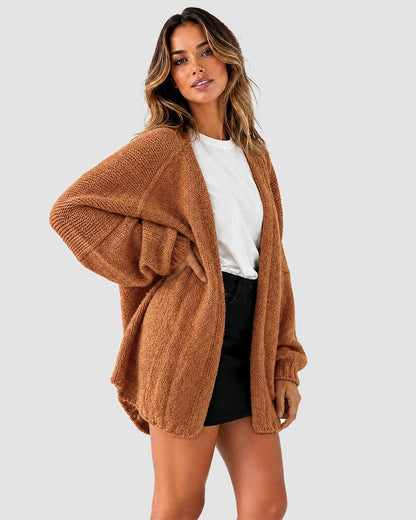 The Balloon Sleeve — Oversized Cardigan - Hexalty