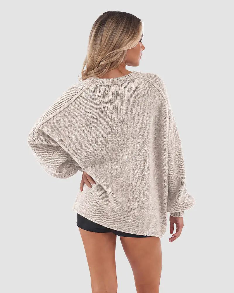 The Balloon Sleeve — Oversized Cardigan - Hexalty