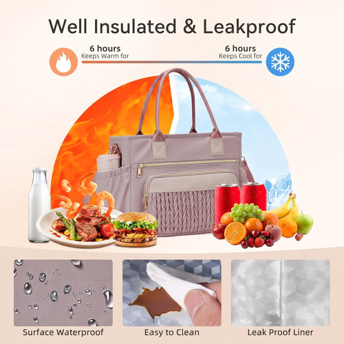 The Everyday Insulated Lunch Tote - Hexalty