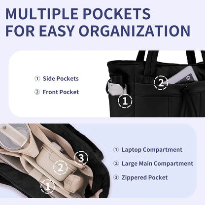 The Everyday Laptop Tote - Hexalty